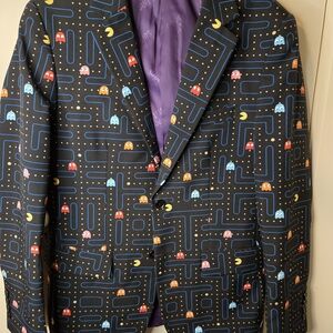 Pac-Man Themed Men's Blazer And Pants